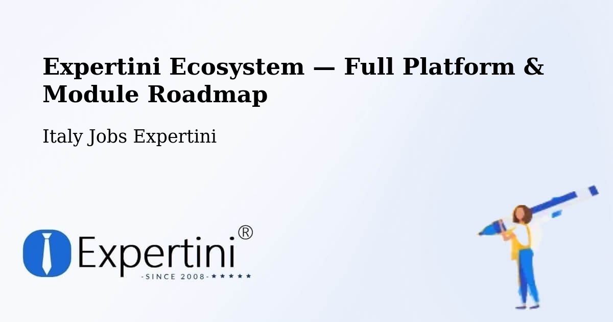 Expertini Ecosystem — Full Platform & Module Roadmap – Robbiate